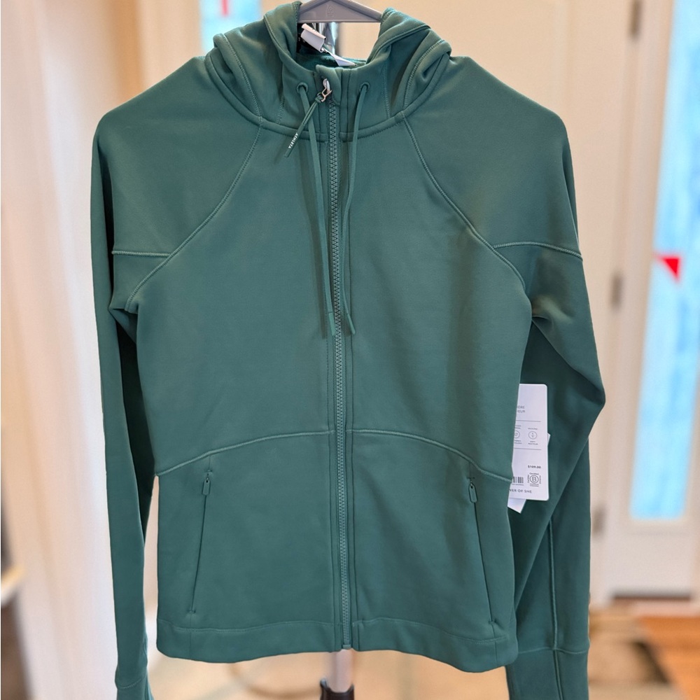 Athleta NWT - Green Unstoppable Zip-Up Jacket